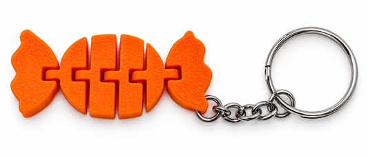 Orange Candy Keychain