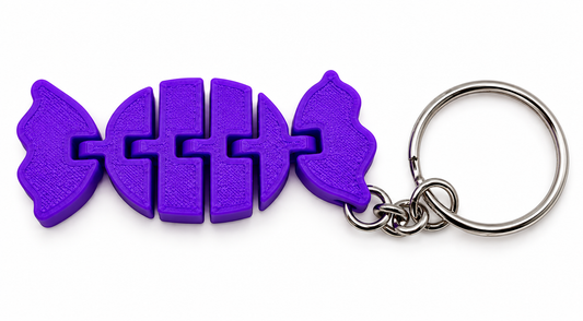 Purple Candy Keychain